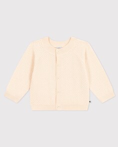 Детский хлопковый вязаный кардиган Petit Bateau