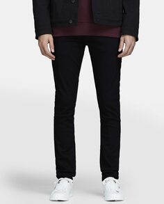 Мужские зауженные черные джинсы Glenn Jack &amp; Jones, черный