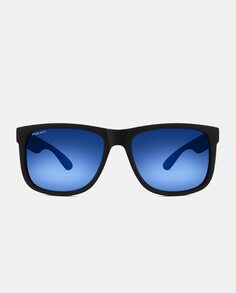 Черные квадратные солнцезащитные очки унисекс с поляризационными линзами Polar, черный