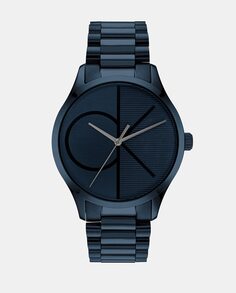Мужские часы Iconic 25200166 из серой стали Calvin Klein, серый