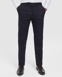 Мужские серые классические брюки Mirto, темно-синий