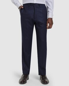 Серые классические мужские классические брюки Mirto, темно-синий