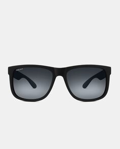 Черные квадратные солнцезащитные очки унисекс с поляризационными линзами Polar, черный