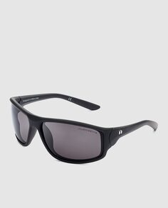 Прямоугольные черные спортивные солнцезащитные очки Clandestine, черный