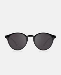 Круглые черные солнцезащитные очки унисекс Clandestine, черный