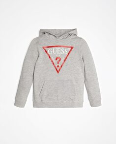 Угадай худи Guess, светло-серый