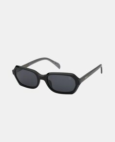 Черные женские солнцезащитные очки прямоугольной формы из ацетата Tous, черный