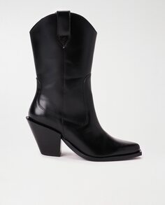 Женские кожаные ботинки в техасском стиле Salsa Jeans, черный