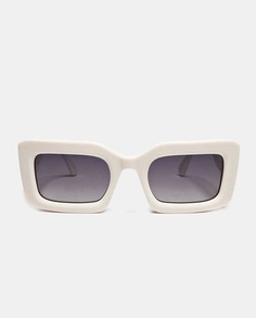 Прямоугольные женские солнцезащитные очки из необработанного ацетата с поляризованными линзами No Idols