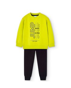 Комплект для мальчика из свитшота и спортивных штанов Boboli, светло-зеленый