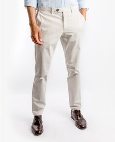 Обычные бежевые мужские брюки чинос Wickett Jones, бежевый
