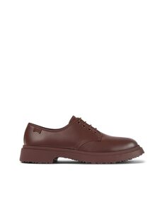 Однотонные коричневые мужские туфли на шнуровке Camper, коричневый