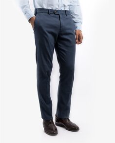 Обычные мужские брюки чинос темно-синего цвета Wickett Jones, темно-синий