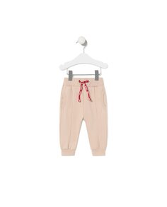Однотонные детские спортивные штаны из хлопка Tous, розовый