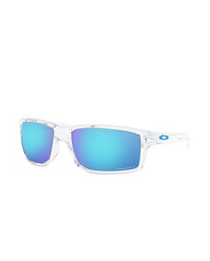 Прозрачные прямоугольные солнцезащитные очки с поляризационными линзами Oakley, белый