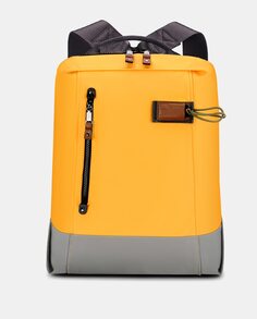 Рюкзак унисекс горчичного цвета с отделением для компьютера 15,6 дюйма Scharlau, горчичный