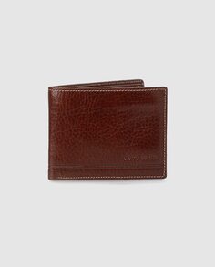 Кожаный кошелек на семь карт Pierre Cardin, коричневый