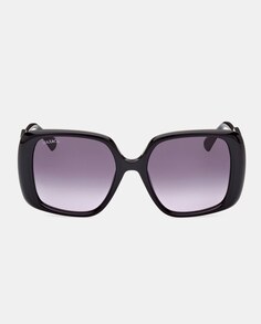 Черные квадратные женские солнцезащитные очки из ацетата MAX&amp;Co., черный