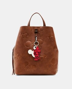 Рюкзак среднего коричневого цвета с фантазийными деталями Desigual, коричневый