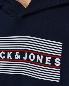 Толстовка с капюшоном для мальчика Jack &amp; Jones, синий