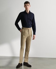 Мужские традиционные классические брюки Emidio Tucci, коричневый