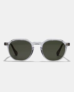 Круглые прозрачные солнцезащитные очки унисекс из ацетата с поляризованными линзами No Idols, прозрачный