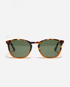 Овальные солнцезащитные очки из органического ацетата темно-гаванского цвета с поляризационными линзами No Idols, коричневый