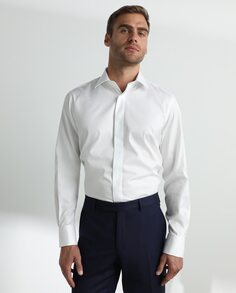 Классическая однотонная мужская рубашка Emidio Tucci Emidio Tucci, белый