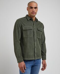 Гладкая непринужденная мужская рубашка зеленого цвета Lee, зеленый