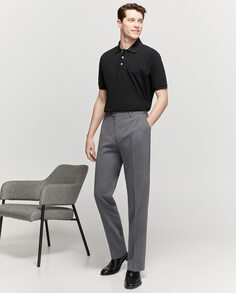 Классические мужские классические брюки бежевого цвета Emidio Tucci, серый
