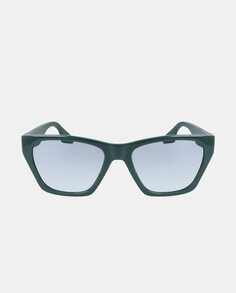 Зеленые квадратные женские солнцезащитные очки Converse, темно-зеленый