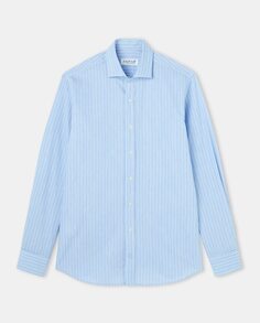 Классическая мужская рубашка с длинным рукавом Kiff-Kiff, синий