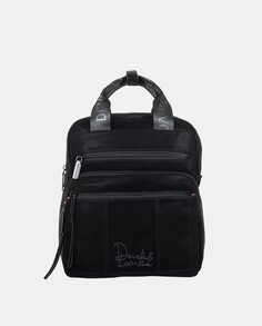 Персиковый рюкзак черного цвета на молнии Devota &amp; Lomba, черный