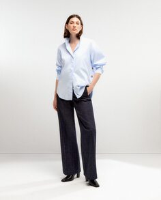 Женские однотонные джинсы палаццо El Corte Inglés, синий