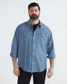 Мужская джинсовая рубашка больших размеров Levi&apos;s, синий Levis