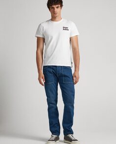 Свободные мужские джинсы Byron синего цвета Pepe Jeans, синий