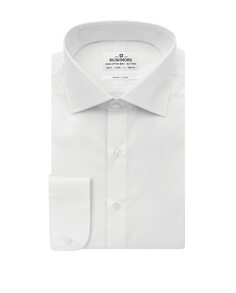 Классическая однотонная белая мужская рубашка Rushmore Rushmore, белый