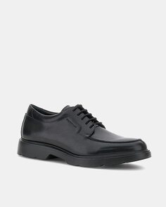 Мужские туфли норвежского типа на шнуровке из кожи и резиновой подошвы Stonefly, черный