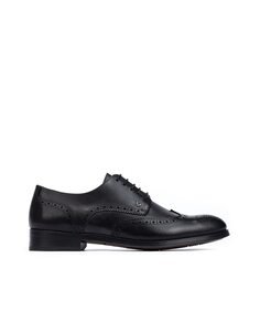 Мужские черные кожаные туфли на шнуровке Martinelli, черный
