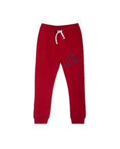 Плюшевые спортивные штаны для мальчика на кулиске Tuc tuc, красный