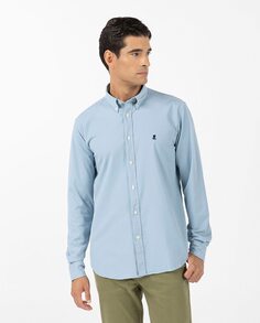 Мужская джинсовая рубашка стрейч elPulpo, светло-синий