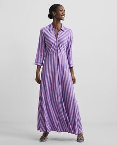 Длинное платье-рубашка Yas, фиолетовый Y.A.S