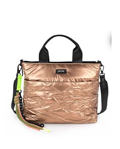 Многопозиционная сумочка Meilen бронзового цвета на молнии SKPAT, золотой