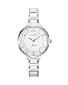 Женские стальные часы Ceramica 471188-07 белого цвета Viceroy, белый