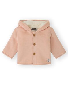 Куртка для девочки с капюшоном и подкладкой из овчины Canada House, розовый
