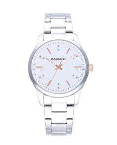 Saona RA616203 стальные женские часы с серебристо-серым ремешком Radiant, серебро