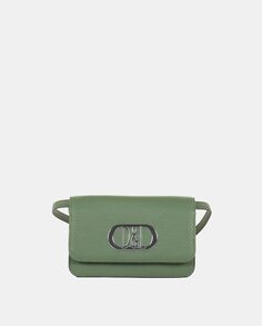 Зеленая сумка на одно плечо на молнии Devota &amp; Lomba, зеленый