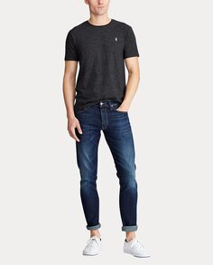 Мужские хлопковые джинсы обычного кроя, больших размеров Polo Ralph Lauren, индиго