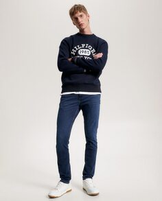 Очень узкие мужские джинсы Layton Tommy Hilfiger, индиго