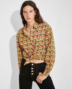 Женская хлопковая рубашка с цветами Naëlle, мультиколор